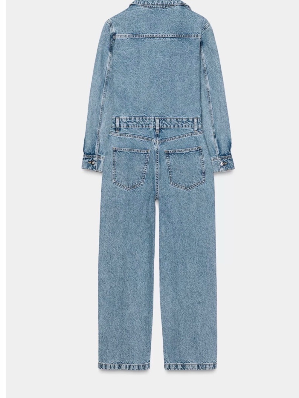 Zara‎ denim utility jumpsuit Size Size S - Picture 2 of 15